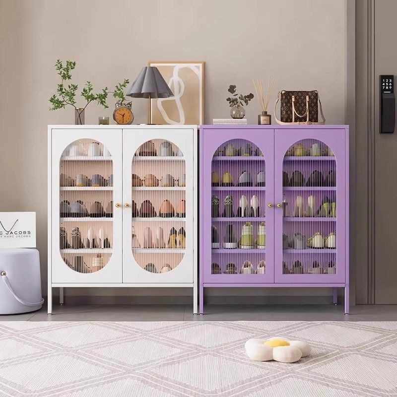 钢制入户玄关鞋柜家用门口多层铁皮鞋架楼道大容量室内门厅收纳柜,住宅家具,鞋柜,淘宝优惠券,粉丝福利购,淘宝优惠卷