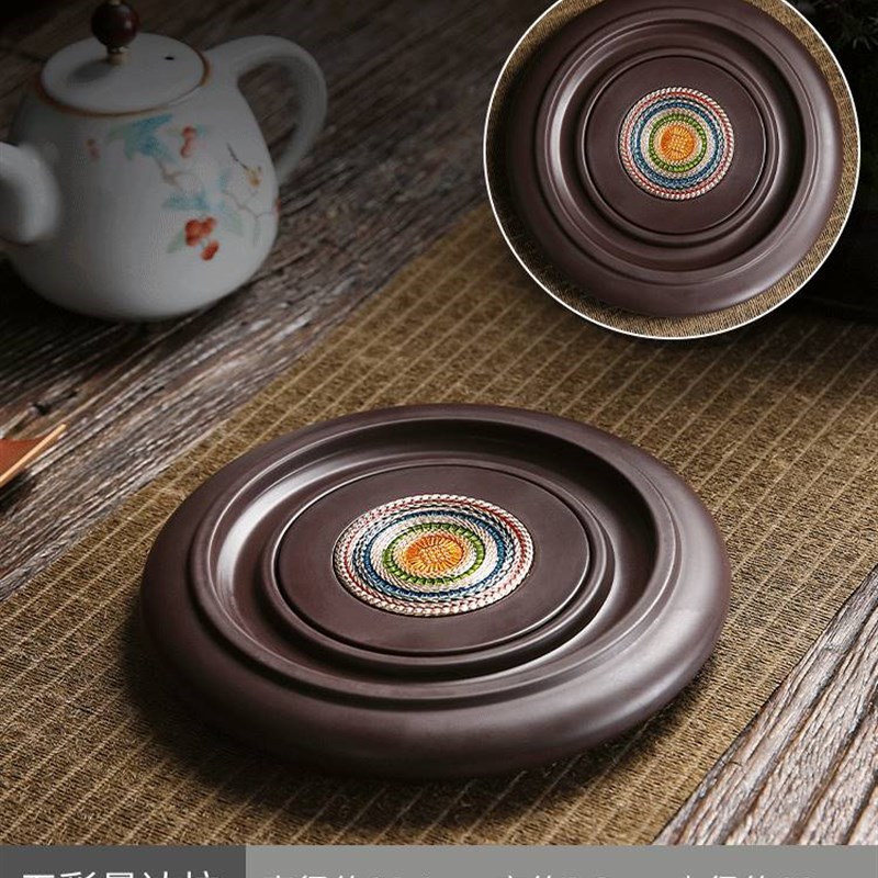 电木景泰茶壶垫壶承隔热茶座茶壶架功夫茶具壶托养壶垫茶道零配件