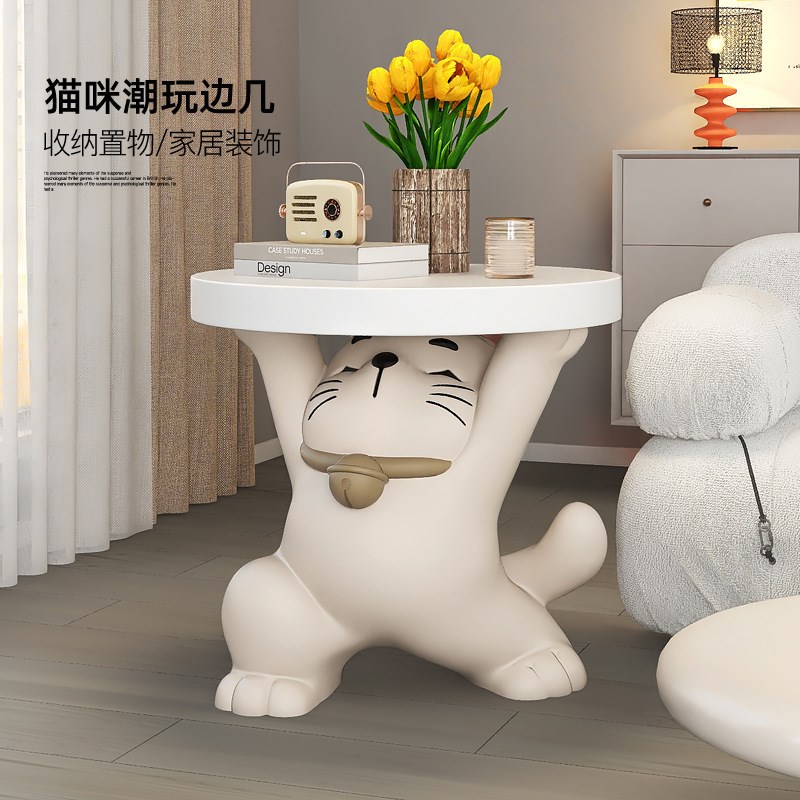 招财猫大型落地客厅摆件电视柜旁沙发边几茶几收银台装饰开业礼物