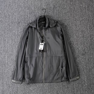 外贸尾货夏季新款男宽松透气轻薄防晒外套户外可拆卸帽长袖皮肤衣