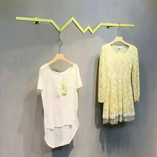 铁艺服装店展示架上墙壁挂式男女装货架正挂点挂服装架童装挂衣架
