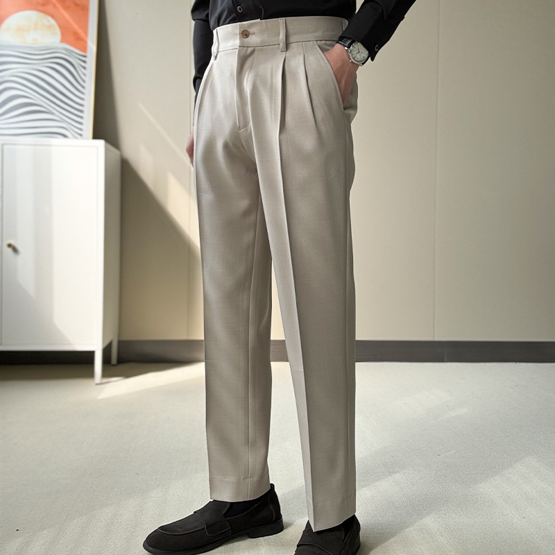 四季修身长裤商务休闲免烫西裤
