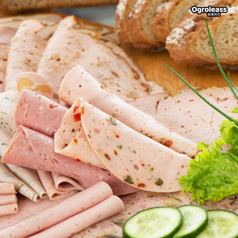 里昂那香肠切片500g德式风味三明治香肠片啤酒肠冷切蘑菇里昂那肠