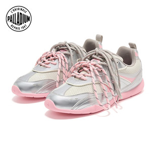 PALLADIUM帕拉丁休闲老爹鞋子简洁魅力粉色女款薄底赛车鞋99620