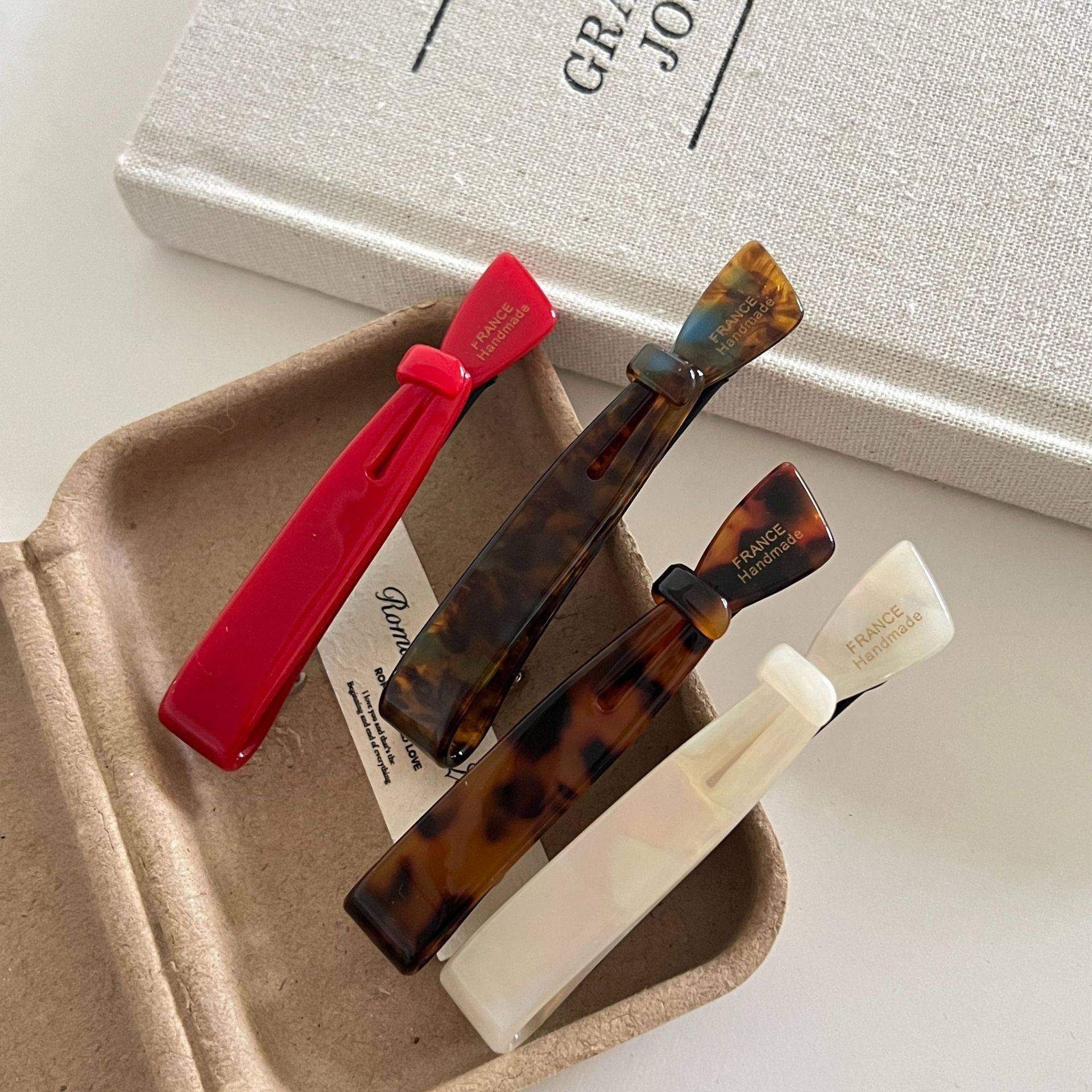 醋酸板材发夹韩国France刘海夹法式蝴蝶结发卡弹簧夹一字夹发饰,饰品/流行首饰/时尚饰品新,发饰,淘宝优惠券,粉丝福利购,淘宝优惠卷