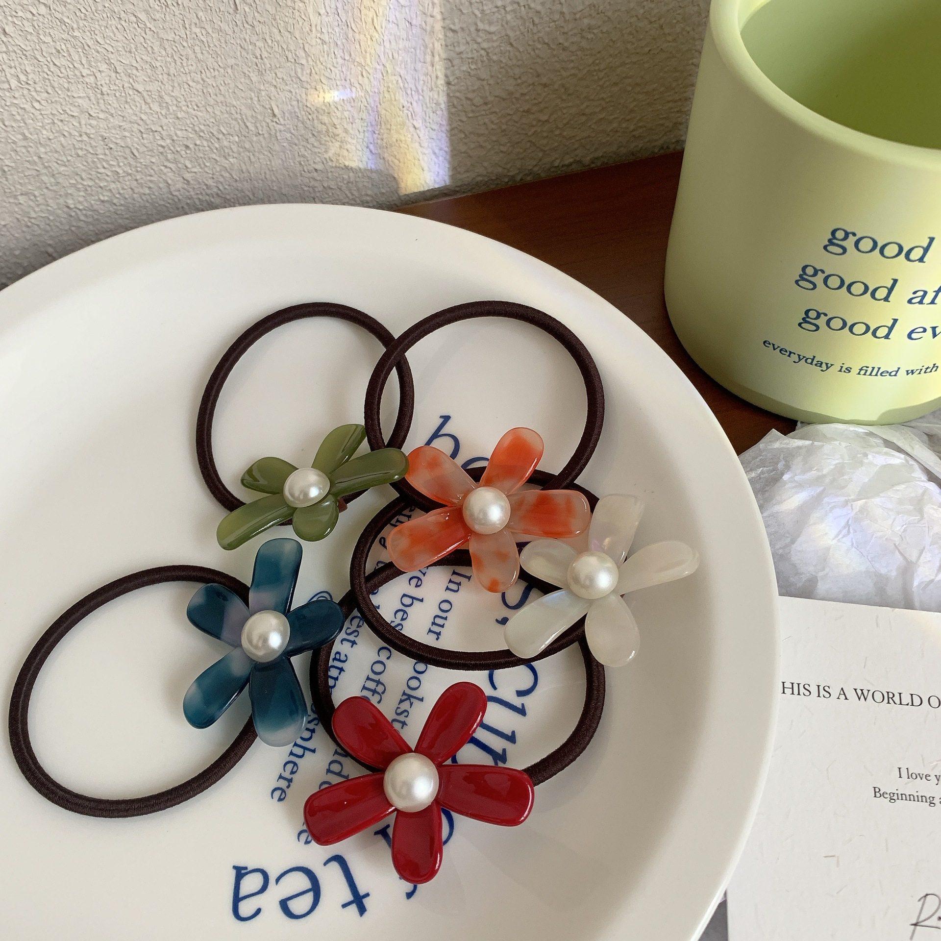 日系复古醋酸发圈简约花朵发绳甜美少女头绳韩系精致可爱小花头饰,饰品/流行首饰/时尚饰品新,发饰,淘宝优惠券,粉丝福利购,淘宝优惠卷