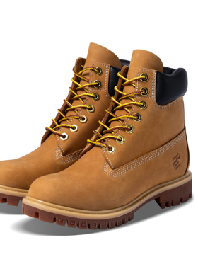 Rocawear【靴皇】ROCAWEAR经典复古高帮工装大黄靴防泼水马丁靴