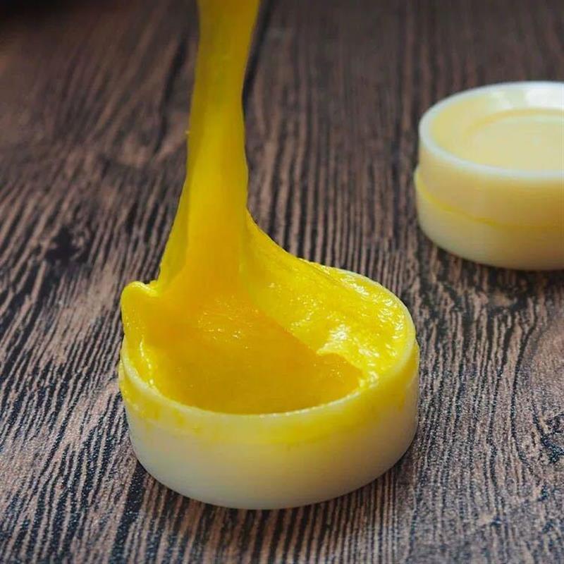 美容院专用小白盒美白祛斑霜黄芪霜白黄药膏拉丝粘稠扒皮霜醋疗