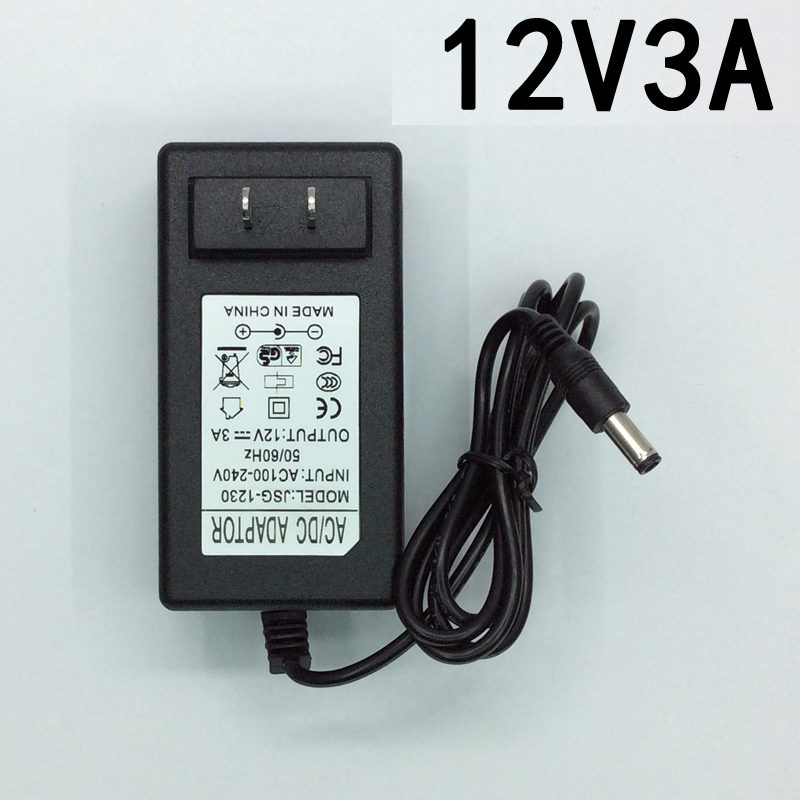 12v3a电源适配器12伏3安显示器路由器电源DC12V2ALED灯按摩器电源