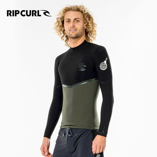 澳洲RIPCURL E雷湿衣1.5mm无拉链防寒服男上衣冲浪服潜水服