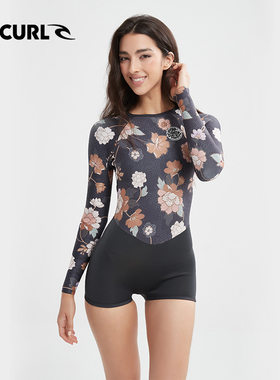 澳洲RIPCURL G雷湿衣女1mm背部拉链保暖速干专业冲浪服潜水服