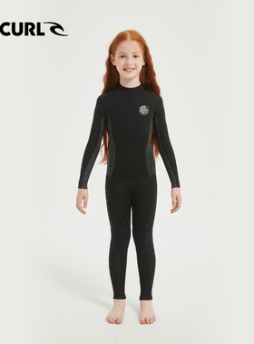 澳洲RIPCURL日初卫士儿童湿衣3/2mm背拉保暖防寒服冲浪服潜水服
