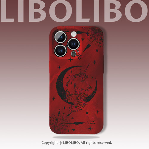 【太好看了吧】暗黑独角兽手机壳