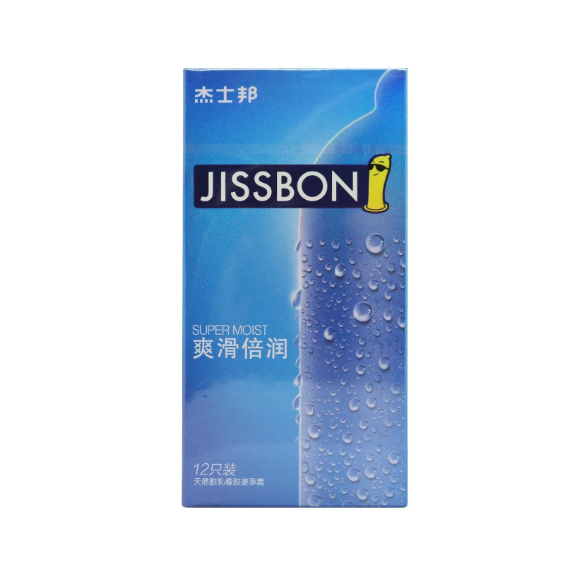 杰士邦避孕套爽滑倍润 12只 成人用品  计生用品