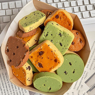 真好吃莲木叙海盐焦糖燕麦黄油曲奇饼干抹茶葡萄奇亚籽下午茶零食