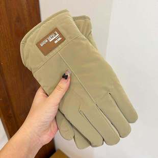 手套男冬季 骑行防寒保暖冬天加厚加绒电动车防风户外滑雪摩托车女