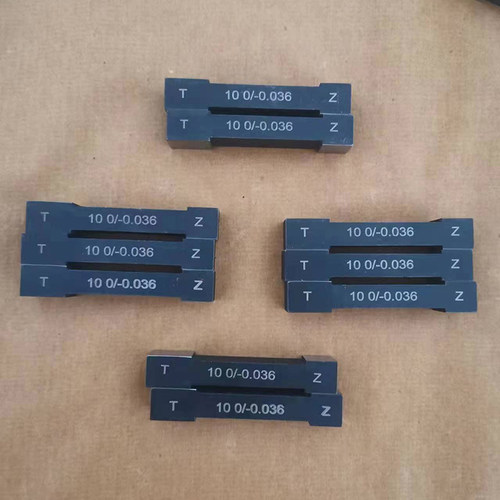 键槽塞规N9P9JS9槽宽通止规孔用槽宽量规片形合金塞规通止规检具