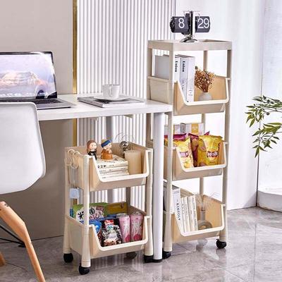 小推车多层收纳架家用放东西的置物架厨房落地物品架卧室储物用品