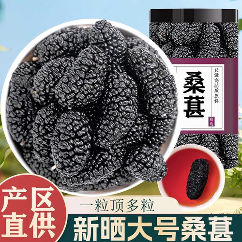 新疆黑桑葚干大果颗粒