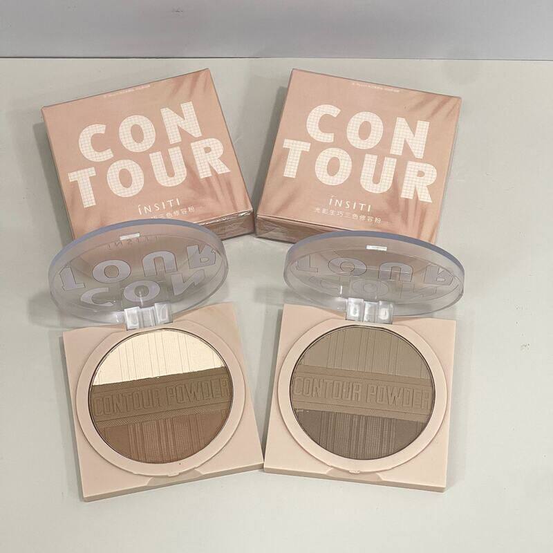 正品新日期伊诗婷光影生巧三色修容粉生姜高光巧克力侧影鼻影阴影