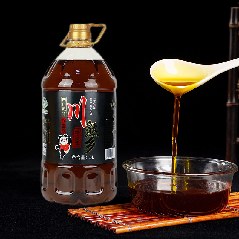 四川纯菜籽油食用油非转基因农家植物物理压小榨浓香中国好粮油5L