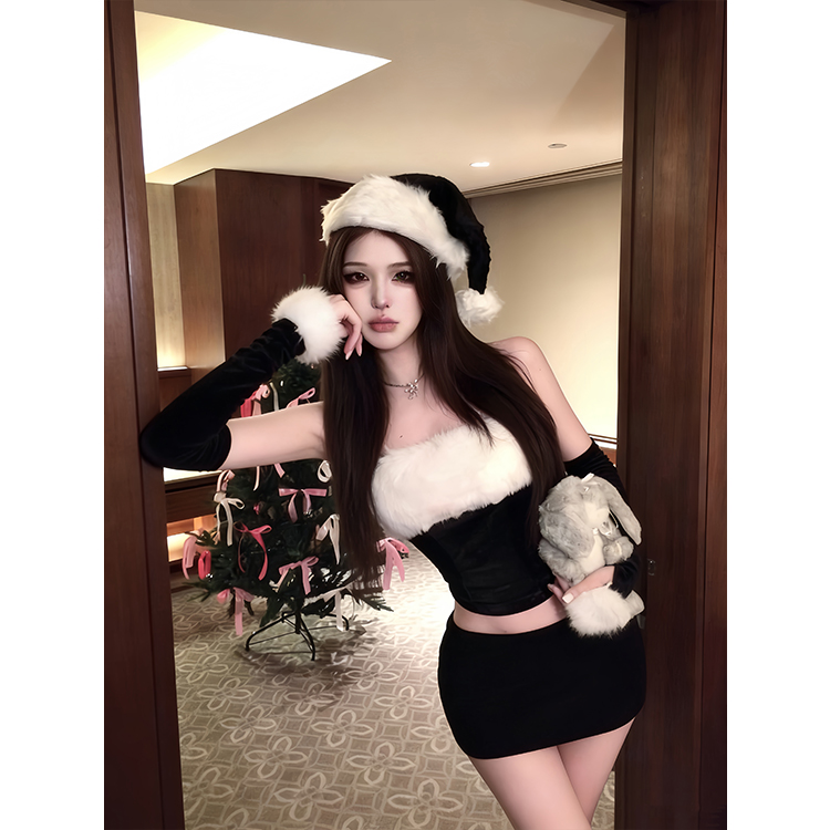 性感辣妹跨年氛围感套装