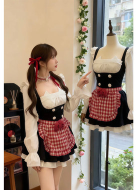 甜美可爱女仆风Lolita套装