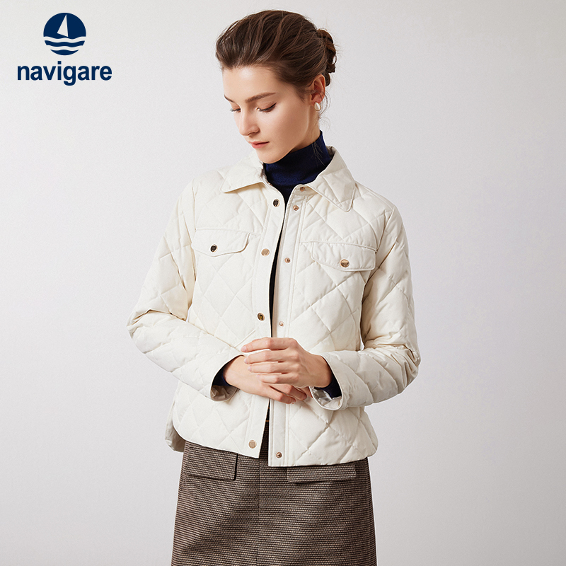 小帆船新款休闲衬衫羽绒服