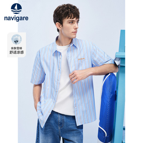 Navigare意大利小帆船衬衫