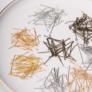 九字针 手工串珠材料不锈钢球头针饰品珍珠圆珠饰品专用针 平头针