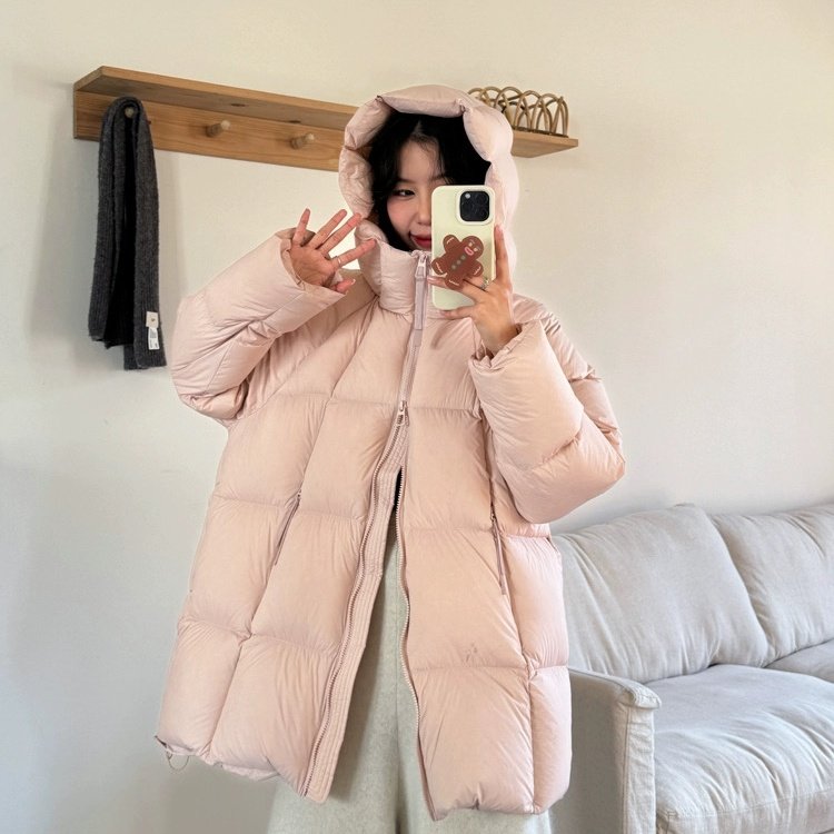 拉夏白鸭绒羽绒服年末清仓大促-XY