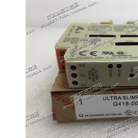 Weidmuller魏德米勒 G418-0001 9-30VDC ULTRA Slimpak G418 现货