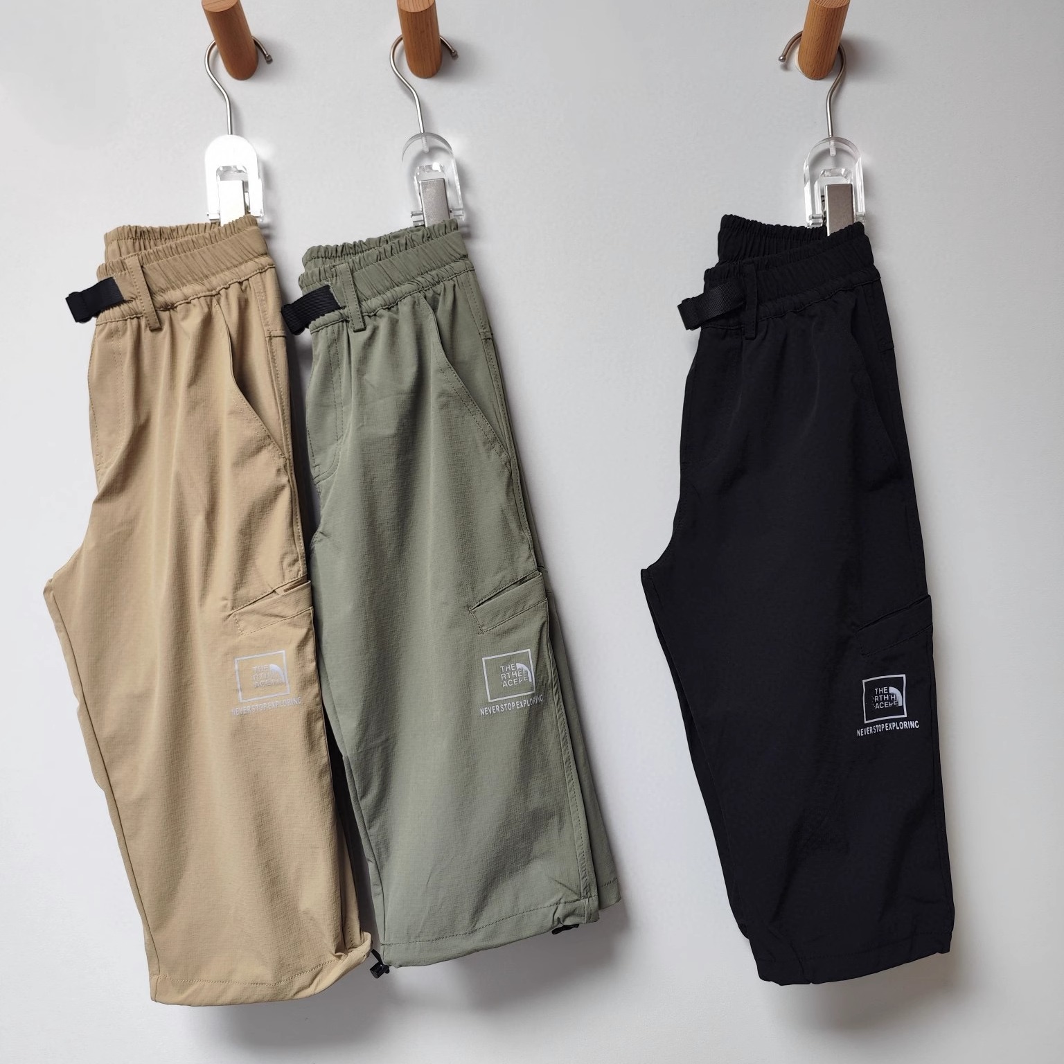 25夏季兒童戶外速干工裝七分褲