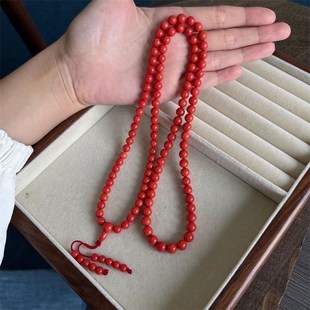 天然海里红树枝108颗佛珠5/6mm项链耳钉耳坠吊坠手链礼品