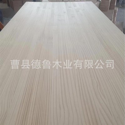 厂家供应松木拼板辐射松榻v榻米装修板材 橱柜衣柜书桌实木家具板