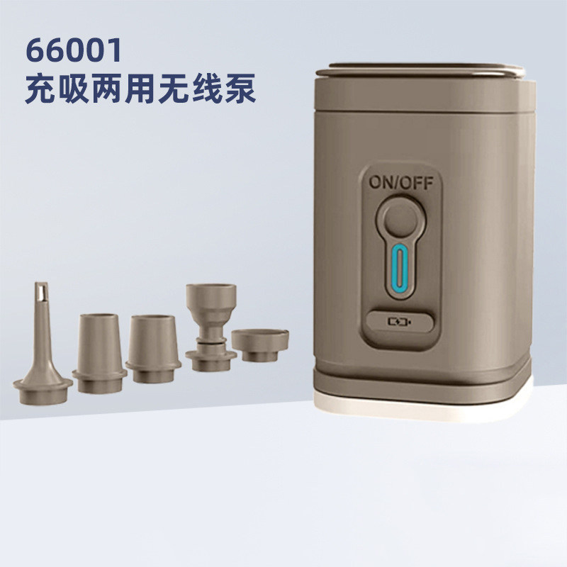 户外露营打气机气垫床帐篷游泳圈电动可携式多功T能小型充吸两用