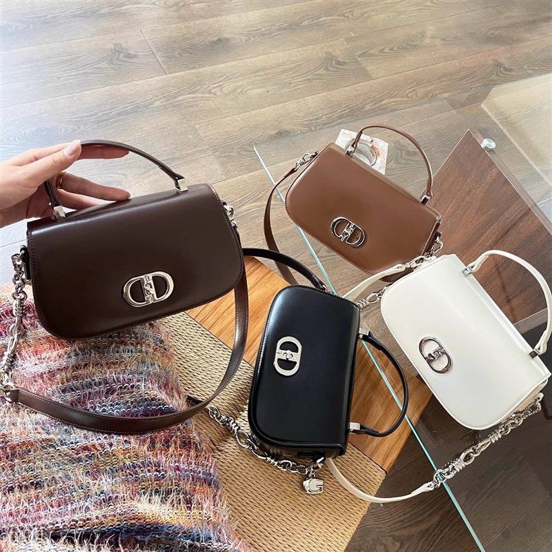 小巧精致手提包马鞍包女高级感真皮小众链条包腋下单肩斜挎包小包