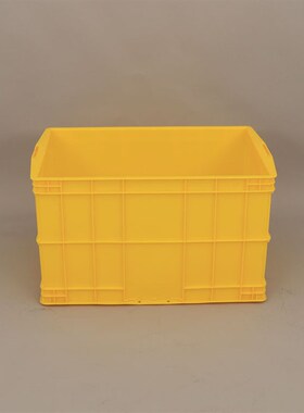 塑胶周转箱 蓝色加厚长方形塑料箱 575-350周S转箱仓库运转塑料箱