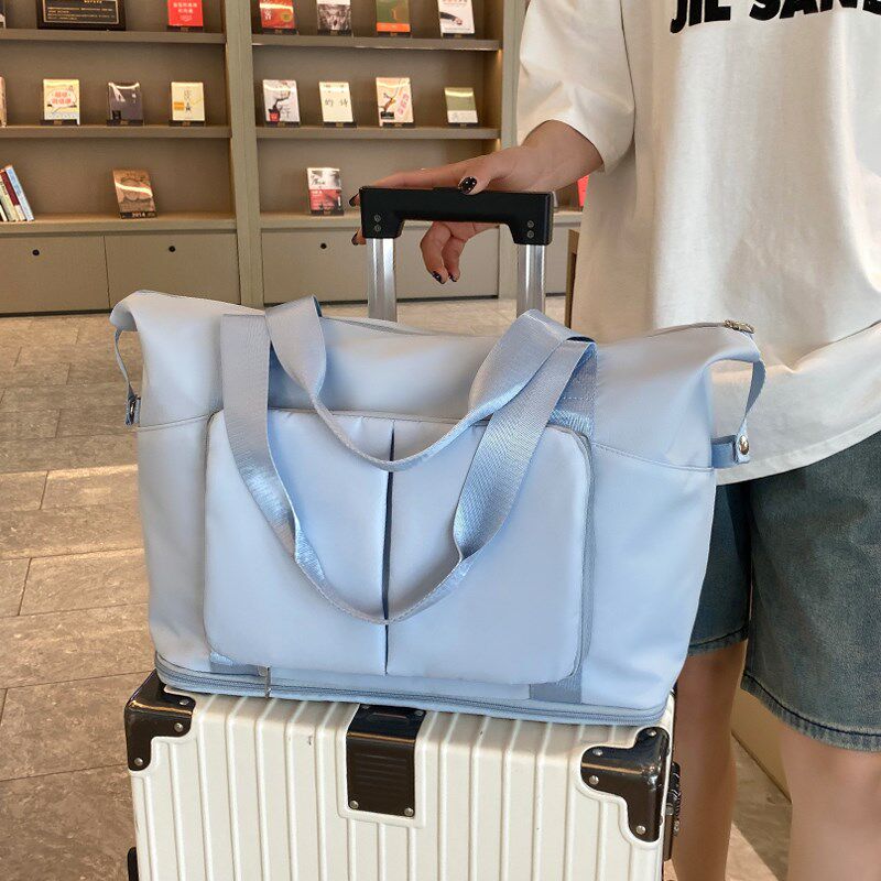 短途旅行包女士可折叠旅游行李袋手提大容量产妇入院待产包收纳包