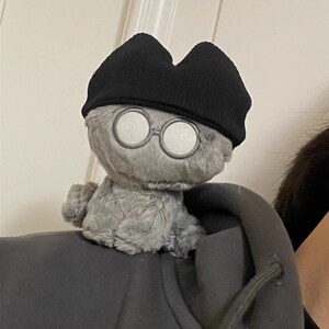 全圆佑水泥猫玩偶毛绒挂件公仔男孩女孩儿童M可爱礼物女生生日挂