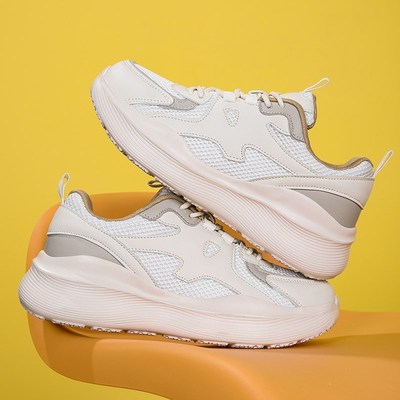 厚底老爹鞋e女款2025新款夏季大码41到43女鞋软底不累脚增高运动