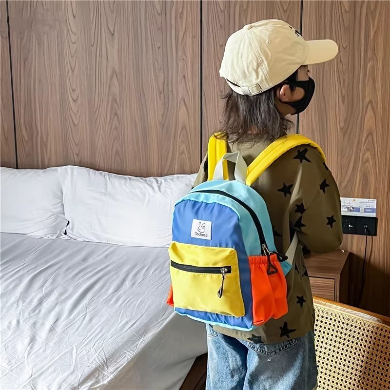 儿童小背包男孩外出n旅游男童双肩旅行包潮出游玩春游书包小童轻