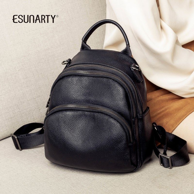 双肩包女真皮2025新款质感软皮多用宽带单肩小包休闲大容量小背包,箱包皮具/热销女包/男包,双肩背包,淘宝优惠券,粉丝福利购,淘宝优惠卷