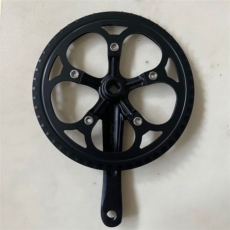 铝合金牙盘5g2T单铝罩自行车牙盘锂电车超轻轮盘曲柄骑行装备配件