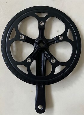 铝合金牙盘5g2T单铝罩自行车牙盘锂电车超轻轮盘曲柄骑行装备配件