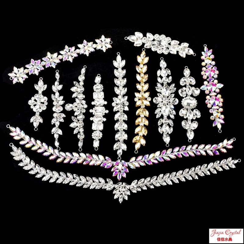 新款 马眼花型玻璃水钻鞋花钻扣短链 服装礼服鞋扣包帽子装饰配件,饰品/流行首饰/时尚饰品新,扣,淘宝优惠券,粉丝福利购,淘宝优惠卷