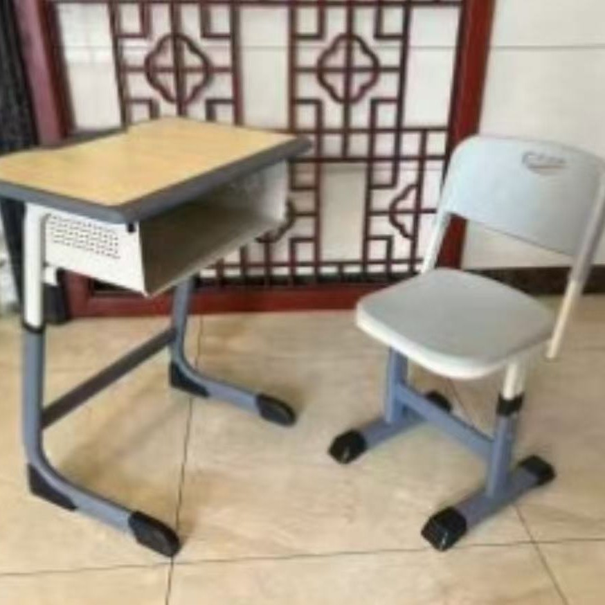 课桌椅中小学儿童升降课桌椅套装培训椅学校课桌家用课桌辅导桌椅