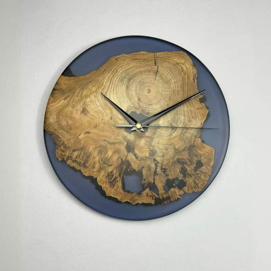 纯手工制作树脂滴胶款海浪款钟表等树脂产品 简约时尚