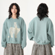 白目自冬季 商场同款 加绒加厚卫衣女宽松保暖内搭外穿均可上衣