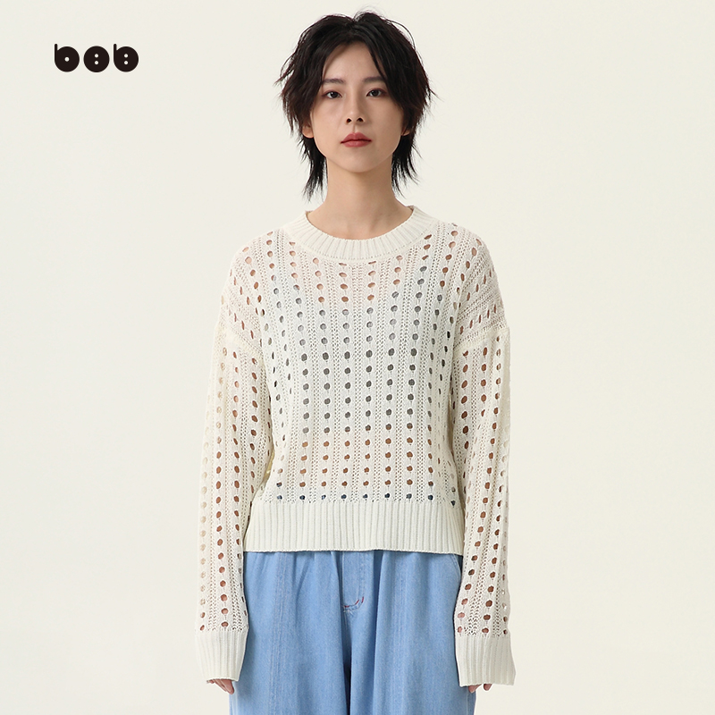 白目自2024年秋冬毛织T恤女